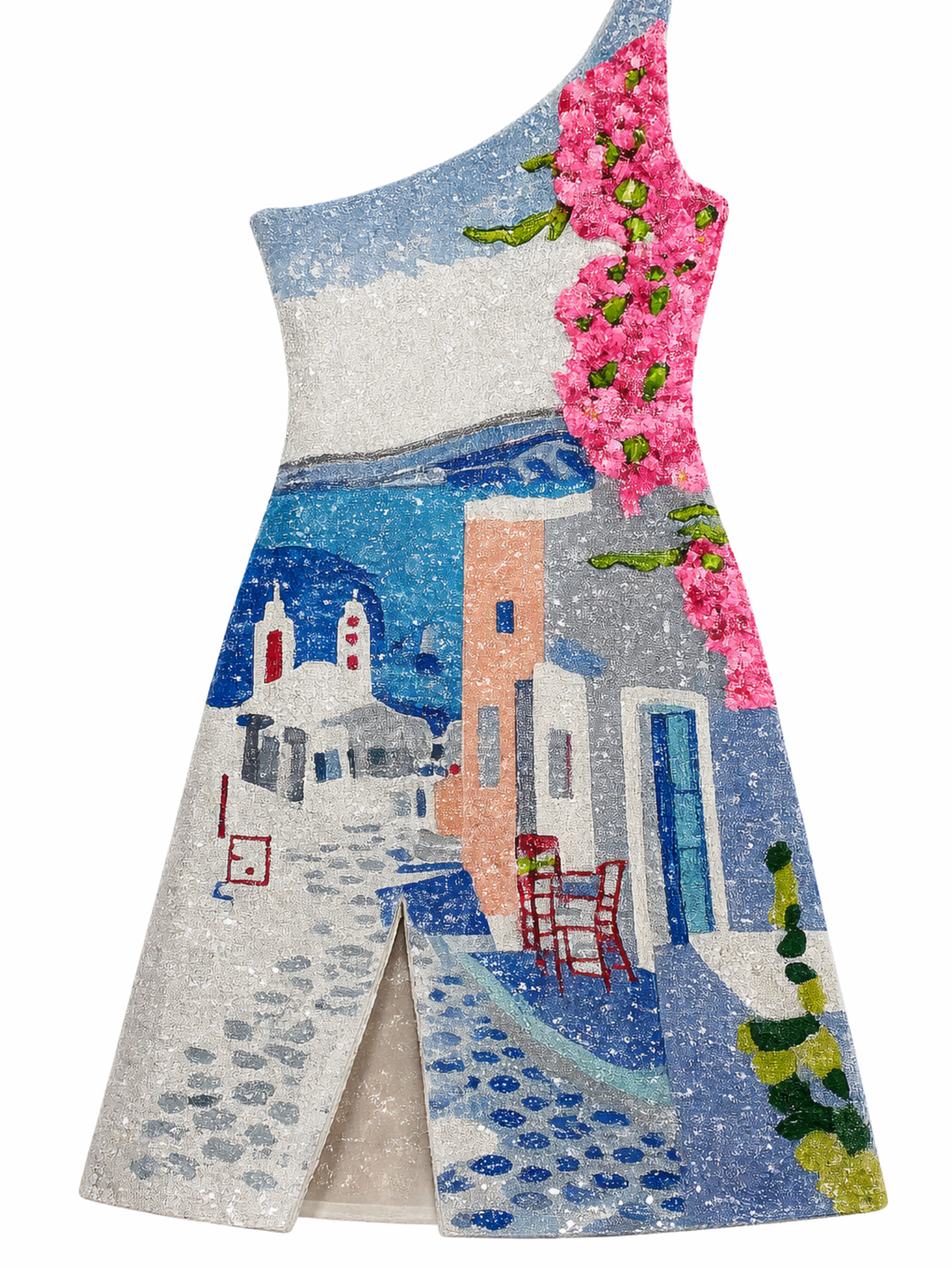 Santorini Escape Dress
