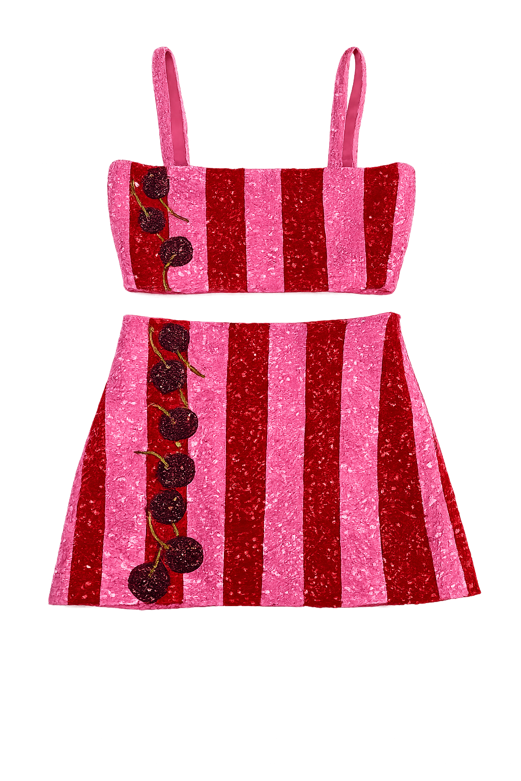 Berry Behavior- Beaded Co- Ord set