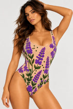 Floral Elegance Embroidered Bodysuit
