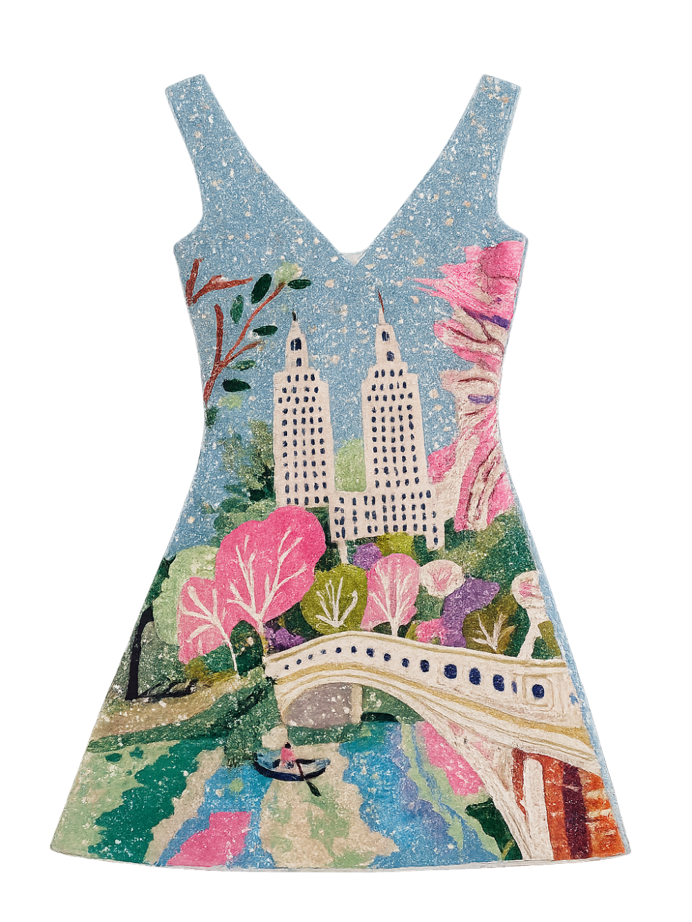 Love is in the air- Hand beaded dress