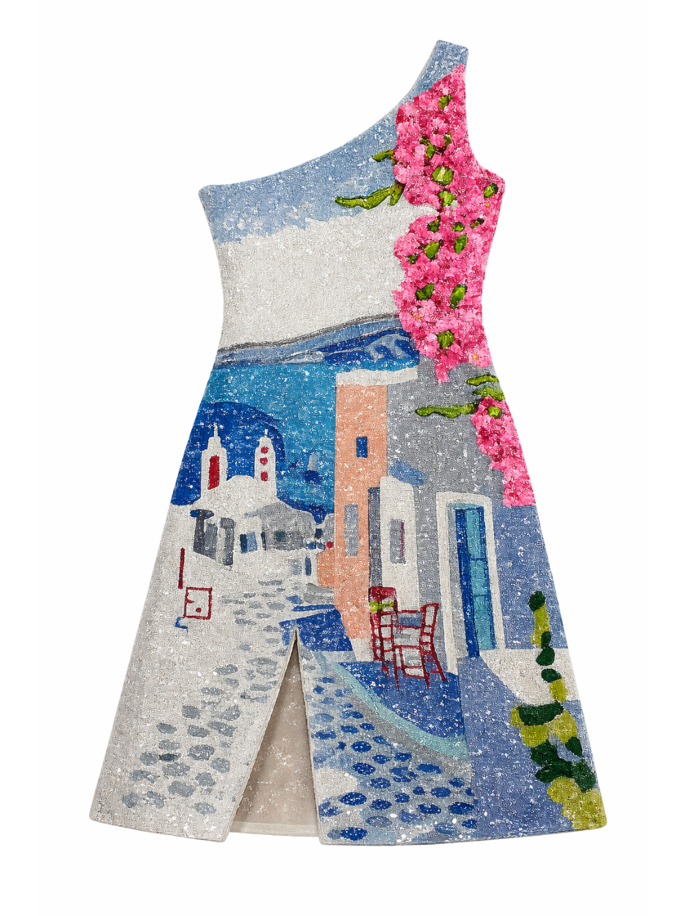 Santorini Escape Dress